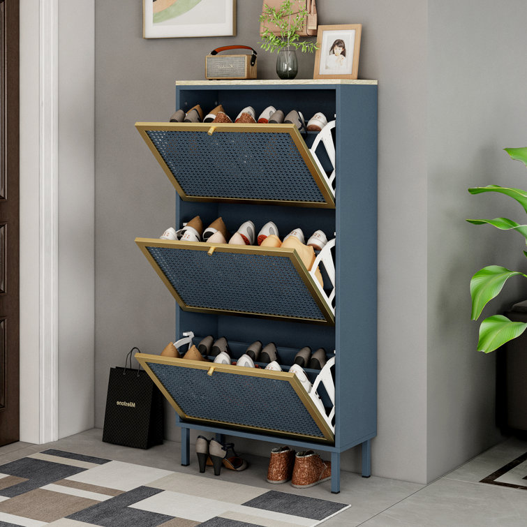 18 Pair Shoe Storage Cabinet